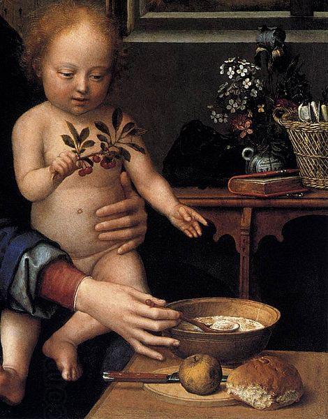 Gerard David Virgin and Child with the Milk Soup oil painting picture
